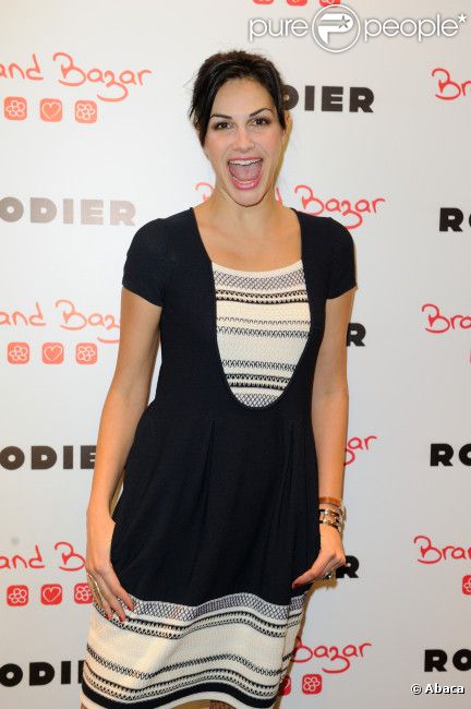 Helena Noguerra lors du lancement de la collection Rodier chez Brand Bazar, à Paris, le 9 février 2012