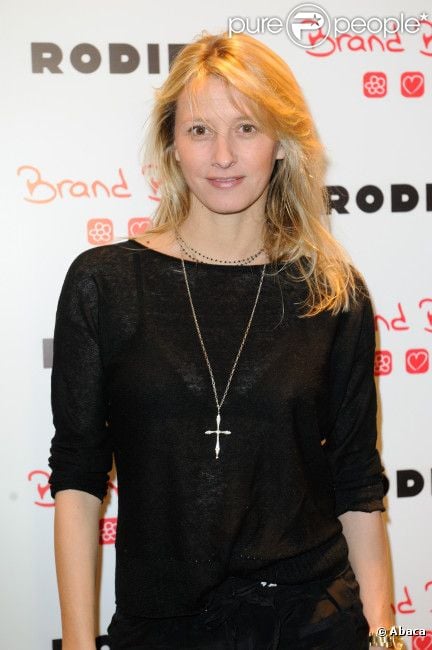 Sarah Lavoine lors du lancement de la collection Rodier chez Brand Bazar, à Paris, le 9 février 2012