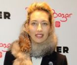 Alexandra Golovanoff lors du lancement de la collection Rodier chez Brand Bazar, à Paris, le 9 février 2012