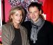 Claire Chazal et Marc-Olivier Fogiellors du lancement de la collection Rodier chez Brand Bazar, à Paris, le 9 février 2012