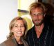 Claire Chazal et Arnaud Lemaire lors du lancement de la collection Rodier chez Brand Bazar, à Paris, le 9 février 2012