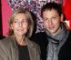 Claire Chazal et Marc-Olivier Fogiellors du lancement de la collection Rodier chez Brand Bazar, à Paris, le 9 février 2012