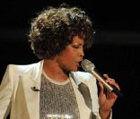Whitney Houston en Allemagne, le 3 octobre 2009. 