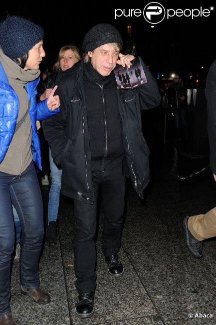 Jean-Louis Aubert lors de la générale de la comédie musicale de Pascal Obispo, Adam et Ève, au Palais des Sports le 13 février 2012 à Paris 