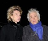 Jean-Luc Moreau et son épouse Mathilde Pénin lors de la générale de la comédie musicale de Pascal Obispo, Adam et Ève, au Palais des Sports le 13 février 2012 à Paris 