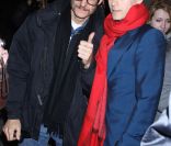 Jared Leto et Terry Richardson ont assisté au défilé Marc Jacobs  le 13 février 2012 