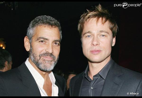 George Clooney et Brad Pitt