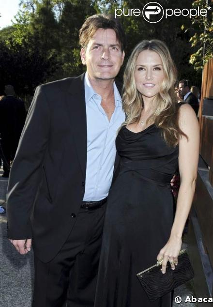 Charlie Sheen et sa femme