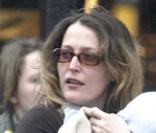 Gillian Anderson et son fils Oscar