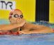 Laure Manaudou en pleine compétition le 3 février 2012 à Dunkerque