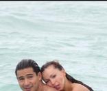 Karina Smirnoff et Mario Lopez en vacances