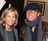  Claire Chazal et Laurent Delahousse lors de la présentation de la nouvelle collection joaillerie Stone chez Montaigne Market le 6 mars 2012 à Paris 