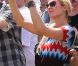 Paris Hilton fait la fête avec son chéri le DJ Afrojack, à Miami le 21 mars 2012