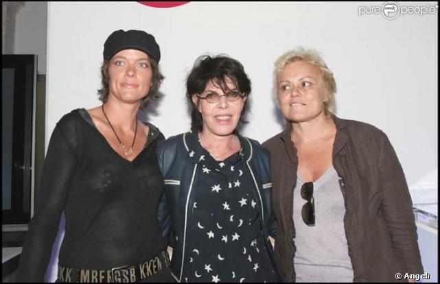 Muriel Robin, son amie Anne et Dani au lancement du Secret de LG, le 4/06/08
