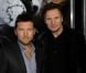 Sam Worthington et Liam Neeson en mars 2012 à New York.   