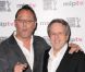 Jean Reno et René Balcer lors de la soirée d'ouverture du MIP TV à Cannes au Martinez à Cannes le 1er avril 2012