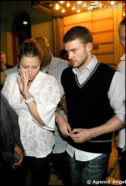 Jessica Biel avec Justin Timberlake