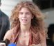  AnnaLynne McCord et son petit ami Dominic Purcell arrivent à l'aéroport de Vancouver au Canada le 9 avril 2012 