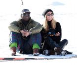 Heidi Klum et Seal à Aspen en décembre 2011. Quelques jours après Heidi Klum, Seal a à son tour déposé les documents pour leur divorce, en avril 2012.