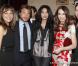 Shirley Bousquet, Yamina Benguigui, Louise Monot, Elsa Zylberstein et son compagnon Gabriel Naouri le 25 avril au théâtre du Chatelet pour le Gala "Musique conte l'oubli" d'Amnesty International