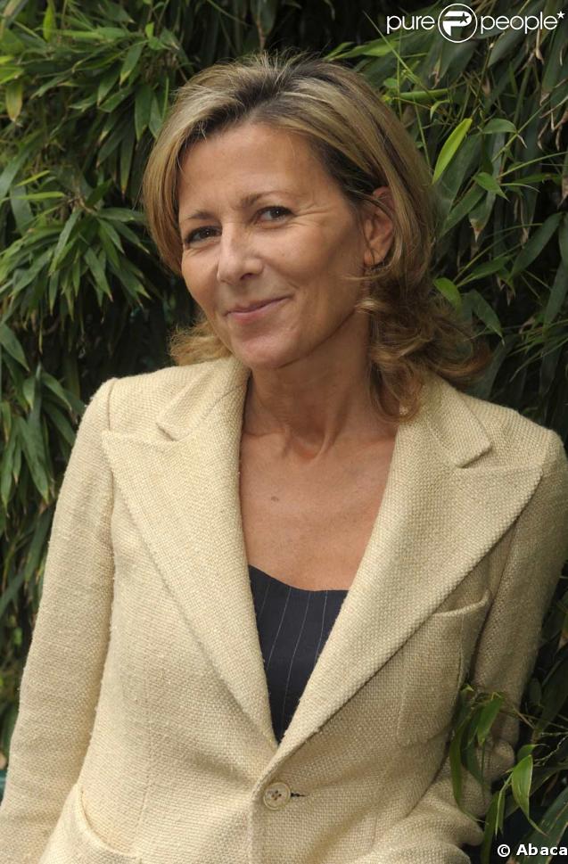 Claire Chazal est venue à Roland-Garros avec son compagnon Arnaud Lemaire
