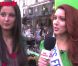 Malika Ménard et Delphine Wespiser, réunies à l'occasion d'une interview dans  Paris tout compris , sur France 3 Paris-Île de France.
