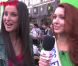 Malika Ménard et Delphine Wespiser, réunies à l'occasion d'une interview dans  Paris tout compris , sur France 3 Paris-Île de France.