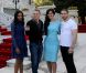 Naomie Harris, Daniel Craig, Bérénice Marlohe et Ola Rapace lors de la conférence de presse de James Bond - Skyfall à Istanbul (où a lieu une partie du tournage) le 29 avril 2012
