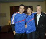Pascal Elbé, Hoda Roche et Jean Claude Darmon