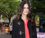 Rachel Bilson à la sortie d'un plateau télé à New York le 8 mai 2012