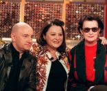 Michel Blanc, Josiane Balasko et Dominique Lavanant sur le plateau de Vivement dimanche en 2001