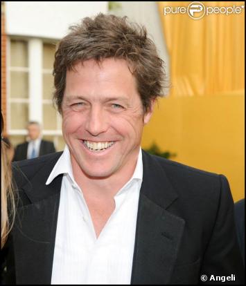 Hugh Grant à Londres, le 7/06/08
