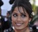 L'actrice Freida Pinto rayonne littéralement lors de la cérémonie d'ouverture du 65e Festival de Cannes, le 16 mai 2012.