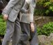 L'empereur du Japon Akihito et sa femme l'impératrice Michiko en promenade dans Londres le 17 mai 2012, à la veille du déjeuner donné par Elizabeth II à Windsor.