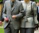 L'empereur du Japon Akihito et sa femme l'impératrice Michiko en promenade dans Londres le 17 mai 2012, à la veille du déjeuner donné par Elizabeth II à Windsor.