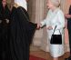 La reine Elizabeth II, ici avec le roi de Bahreïn, accueillait à déjeuner à Windsor, pour son jubilé de diamant, les souverains de 26 pays, le 18 mai 2012. Possiblement le plus grand rassemblement de têtes couronnées depuis le couronnement de la monarque en 1953.