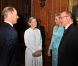 Le comte et la comtesse de Wessex avec le prince Albert et la princesse Charlene de Monaco. La reine Elizabeth II accueillait à déjeuner à Windsor, pour son jubilé de diamant, les souverains de 26 pays, le 18 mai 2012. Possiblement le plus grand rassemblement de têtes couronnées depuis le couronnement de la monarque en 1953.