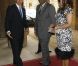 Le roi Mswati III du Swaziland et l'une de ses treize épouses, une venues très controversée... La reine Elizabeth II accueillait à déjeuner à Windsor, pour son jubilé de diamant, les souverains de 26 pays, le 18 mai 2012. Possiblement le plus grand rassemblement de têtes couronnées depuis le couronnement de la monarque en 1953.