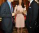 Kate Middleton et ses deux '' bodyguards ''... La reine Elizabeth II accueillait à déjeuner à Windsor, pour son jubilé de diamant, les souverains de 26 pays, le 18 mai 2012. Possiblement le plus grand rassemblement de têtes couronnées depuis le couronnement de la monarque en 1953.