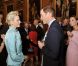 Le prince William en conversation avec la princesse Charlene, élégante en tailleur Dior. La reine Elizabeth II accueillait à déjeuner à Windsor, pour son jubilé de diamant, les souverains de 26 pays, le 18 mai 2012. Possiblement le plus grand rassemblement de têtes couronnées depuis le couronnement de la monarque en 1953.