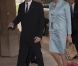 Le prince Albert et la princesse Charlene de Monaco. 26 souverains, venus en couples pour la plupart, ont honoré le déjeuner donné par la reine Elizabeth II à Windsor le 18 mai 2012 pour son jubilé de diamant. Un rassemblement royal sans précédent depuis... le couronnement de la reine en 1953.