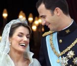 Mariage de Felipe d\'Espagne et de Letizia Ortiz le 22 mai 2004 en la cathédrale de la Almudena, à Madrid.