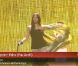 Anggun répète sa chanson  Echo (You and I)  pour l'Eurovision à Baku, mai 2012.