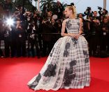 Diane Kruger ose une robe Christian Dior Haute Couture pour la cérémonie de clôture du Festival de Cannes 2012. Le 27 mai 2012.