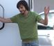 Ashton Kutcher sur le tournage de  Jobs , le 13 juin 2012 à Los Angeles.