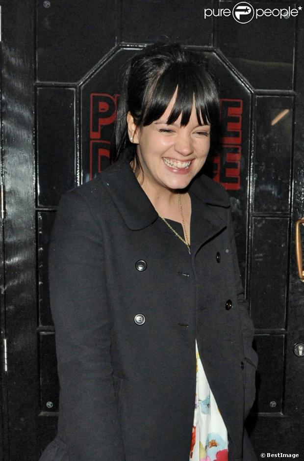 Lily Allen à Londres, le 3 mai 2012.