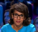 Audrey Pulvar sur le plateau d' On n'est pas couché  en 2012.