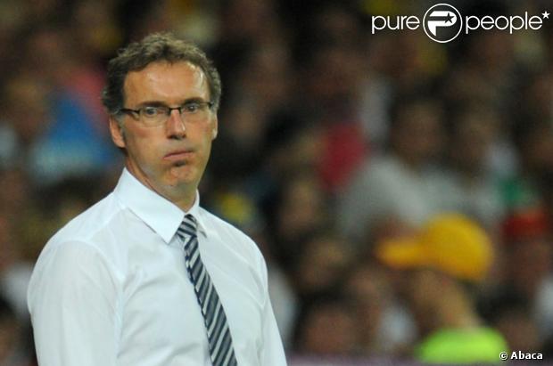 Laurent Blanc le 19 juin 2012 à Kiev en Ukraine lors du match face à la Suède durant l'Euro 2012
