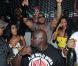 Flo Rida en compagnie d'Ayem d' Hollywood Girls  et de  Nabilla des Anges de la télé-réalité 4  au  Palais-Maillot  le 28 juin 2012 à Paris