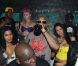 Flo Rida en compagnie d'Ayem d' Hollywood Girls  et de  Nabilla des Anges de la télé-réalité 4  au  Palais-Maillot  le 28 juin 2012 à Paris